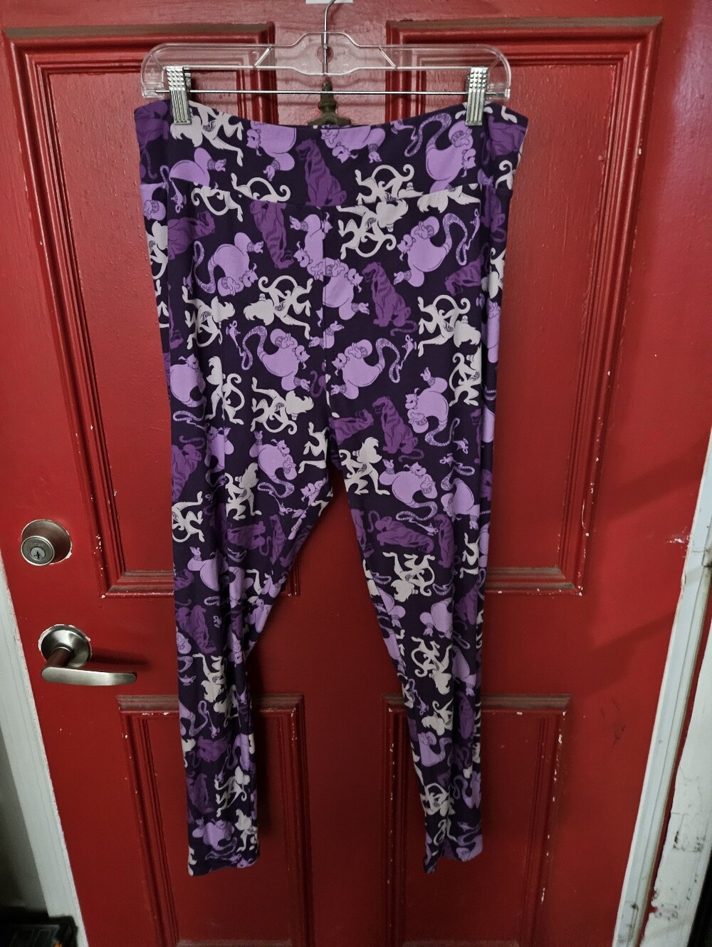 Disney Womens TALL & CURVY Aladdin Purple Leggings